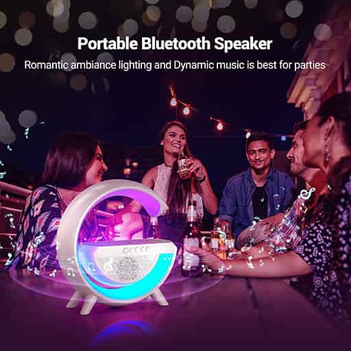 LED Wireless Charging  Speaker