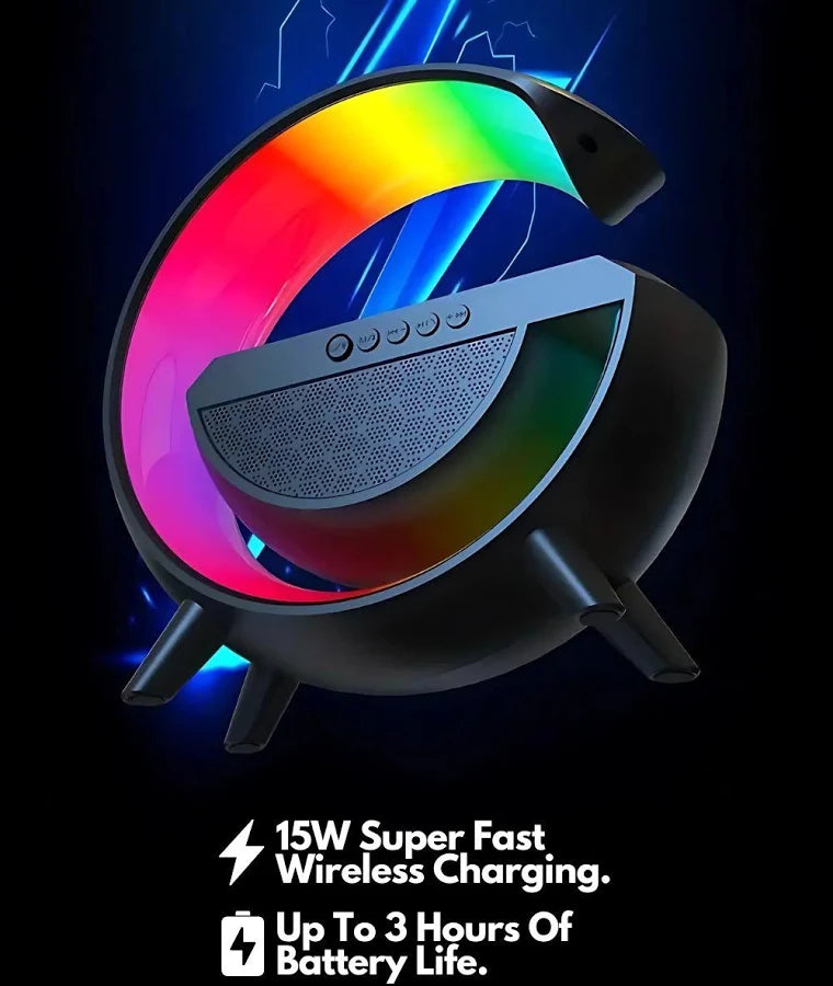 LED Wireless Charging  Speaker